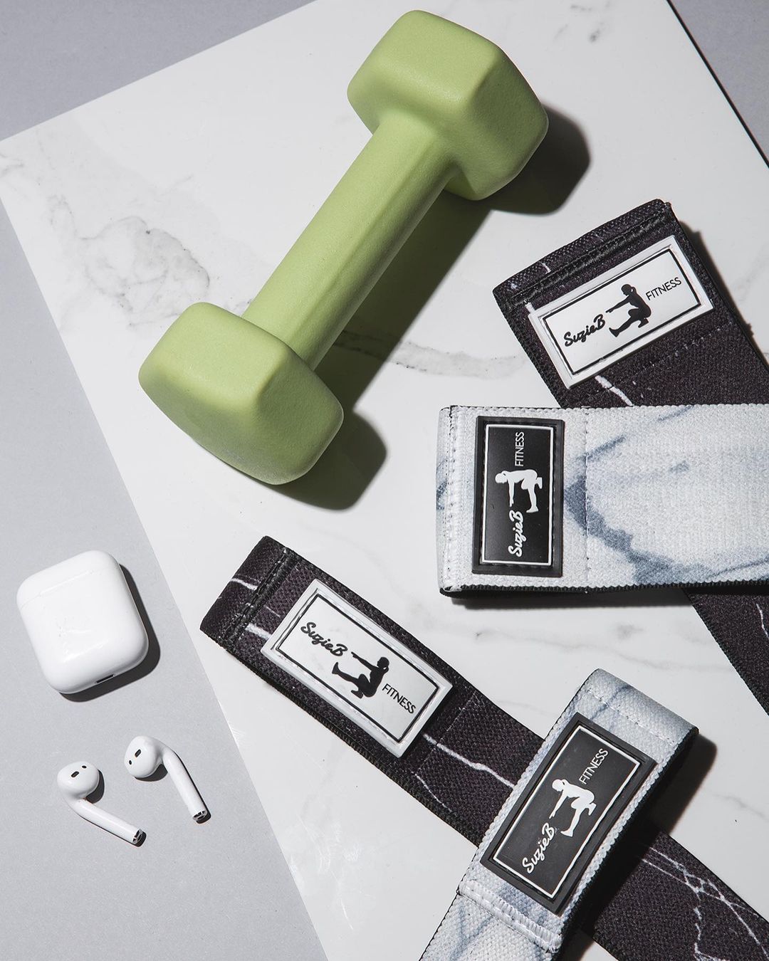 Леопардовый фитнес-браслет от производителя на заказ, эластичная лента Pantone для упражнений на бедра
