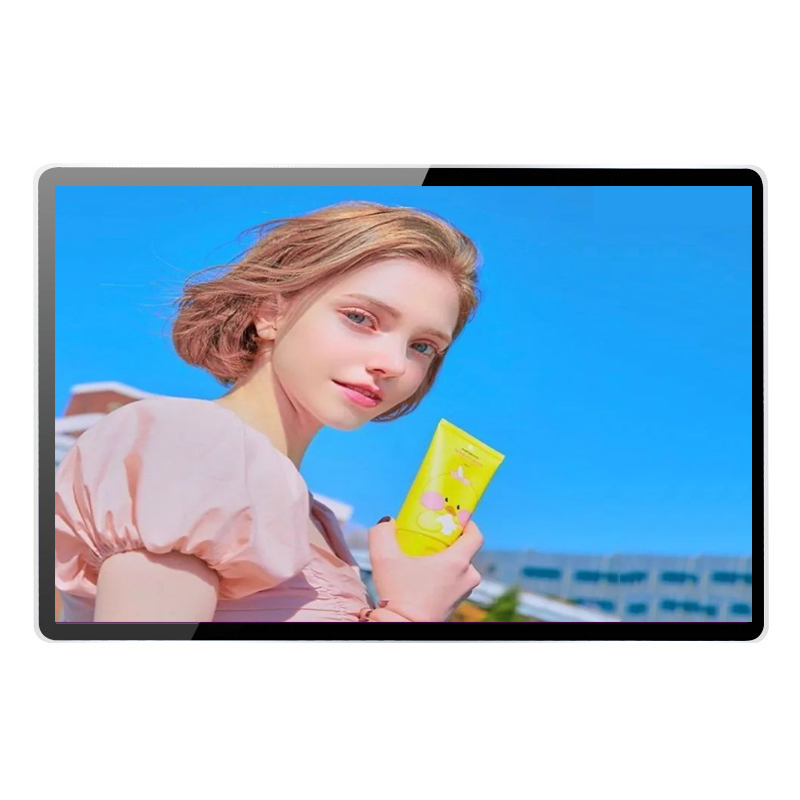 Изготовленный На Заказ 65 дюймов Android hd высокой яркости ультра-тонкая окантовка дисплея рекламы настенный ЖК-дисплей для внутреннего digital signage