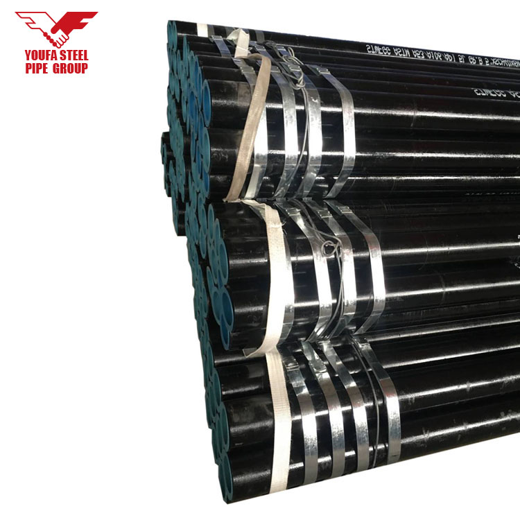 ASTM A53 расписание 40 бесшовная стальная труба черная стальная труба цена