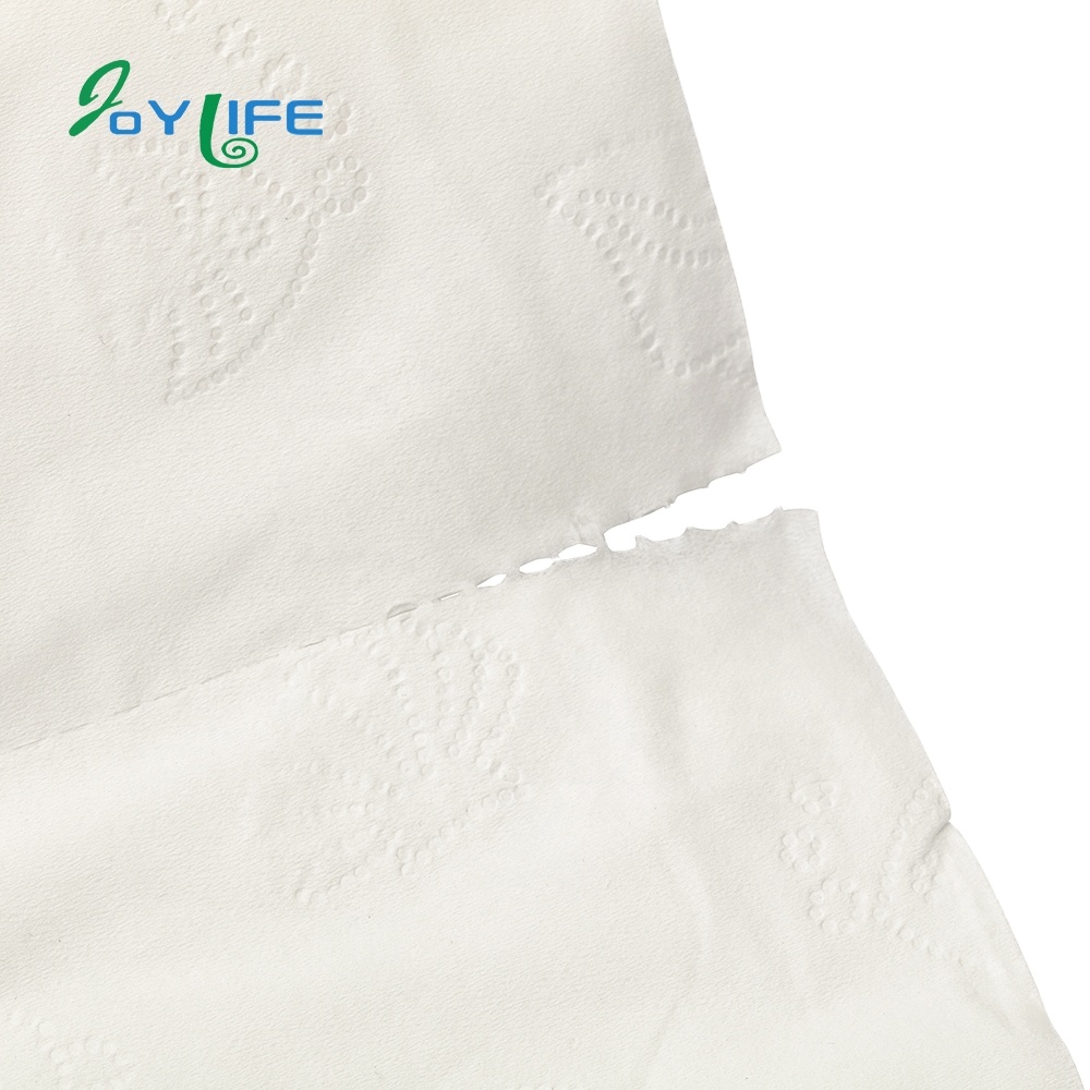 Factory wholesale high quality white bamboo light and thin napkin natural toilet roll