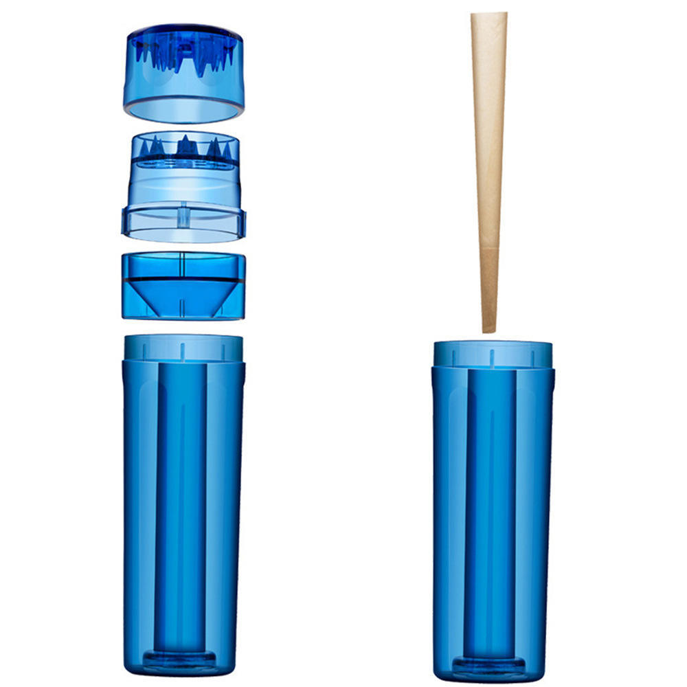 2 in 1 PC Material Cigarette and Herb Grinder Lightweight Lighters & Smoking Accessories