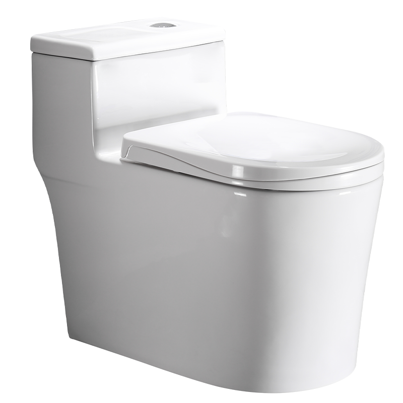 Household pumping toilet with super swirling siphon type large pipe, water saving, mute and deodorant