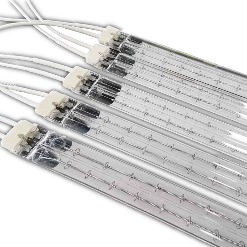 3.25KW 1450mm Heidelberg Drystar Twin IR Dryer Lamp Infrared Fast Medium Wave Heating Tungsten Filament IR Heating Lamp
