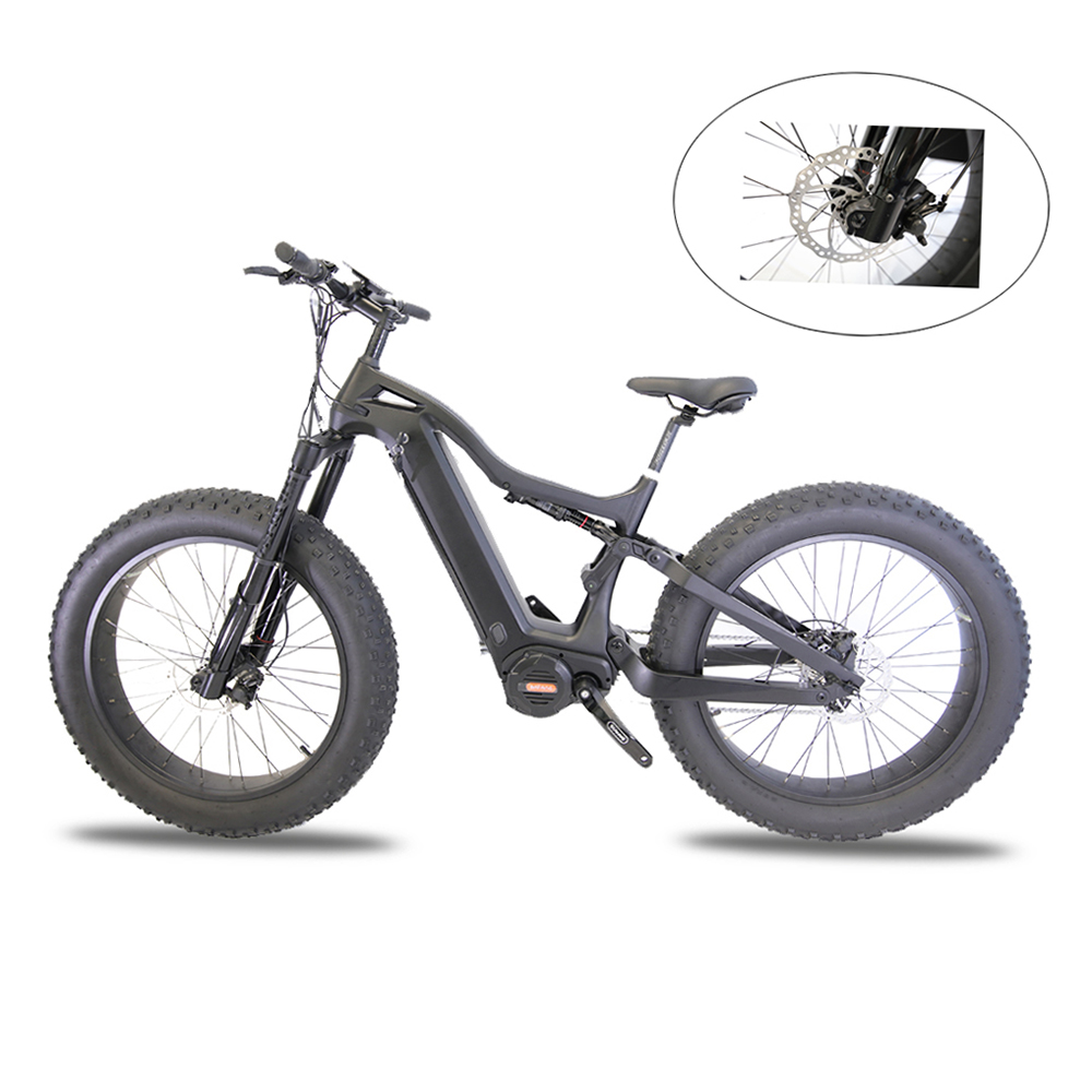 Черный, лидер продаж, Электрический велосипед ebike из углеродного волокна 48 в 1000 Вт