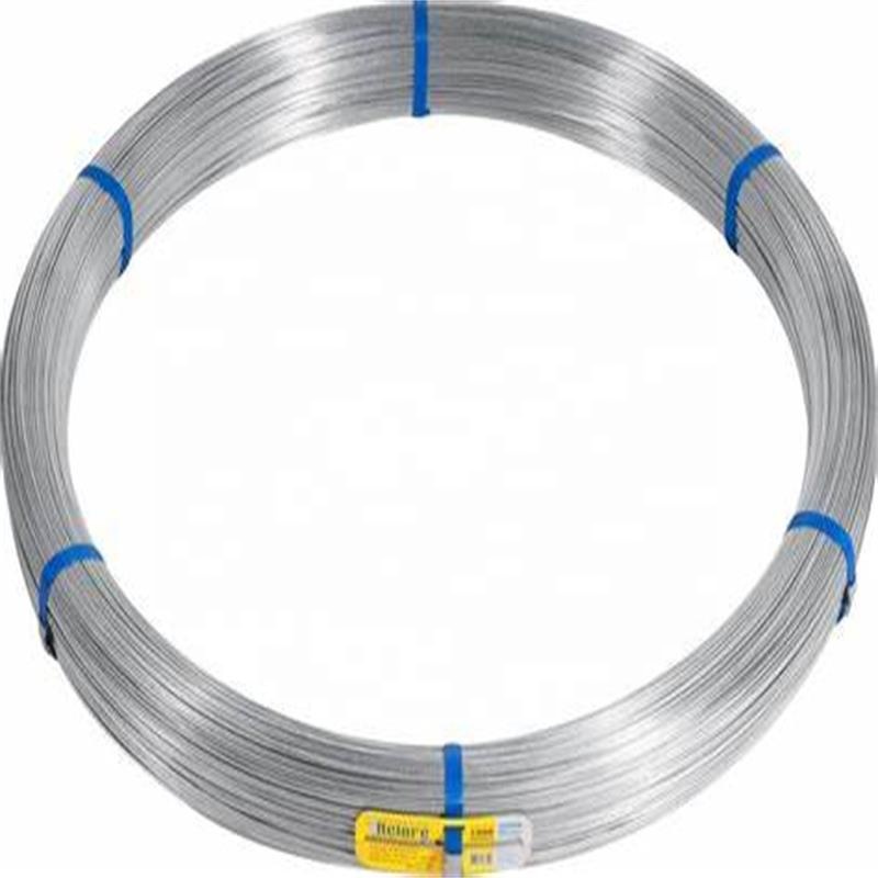 Arame liso para около 1000 3,0x2,4 мм 700/600kgf овальная оцинкованная стальная проволока