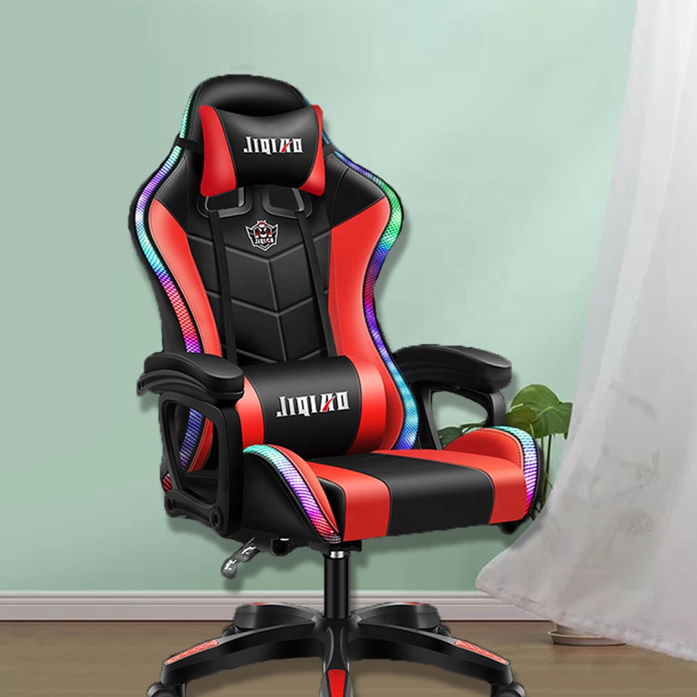 2021 RGB игровой стул компьютерный массаж аудио функция Bluetooth управление воспроизведением музыки игровые стулья/