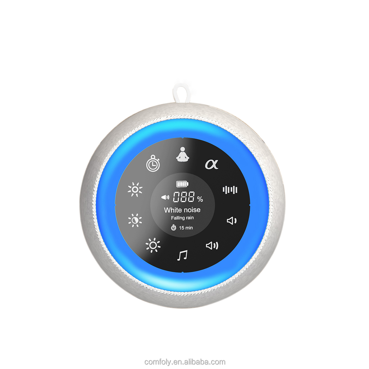 Sound Machines White Noise Machine with Non Looping Natural Soothing Sounds 20 Levels of Volume Powered by AC or USB sleep aid