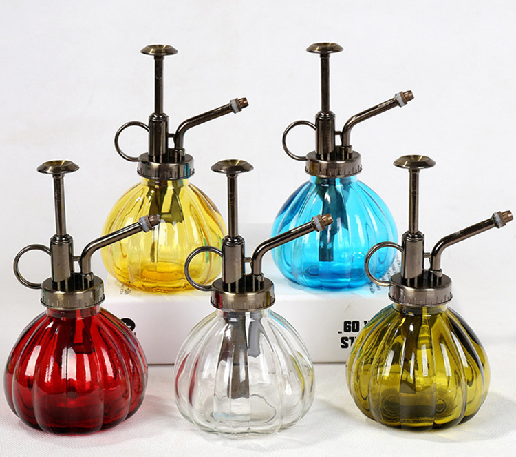 Gardening tools wholesale nice design watering can glass can water bottle spray can for plant