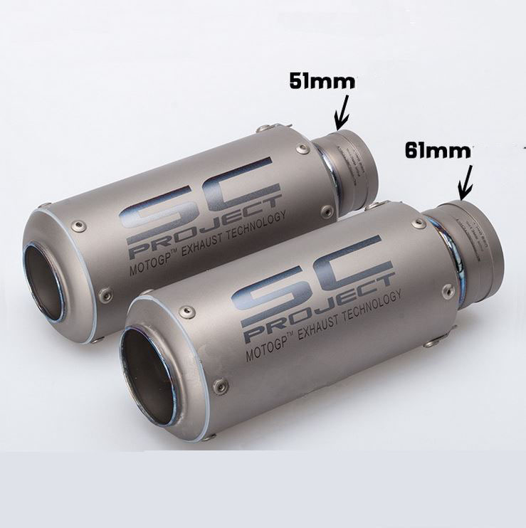 Motorcycle modified exhaust pipe for S1000RR titanium alloy full section CBR1000 titanium alloy tail section R1