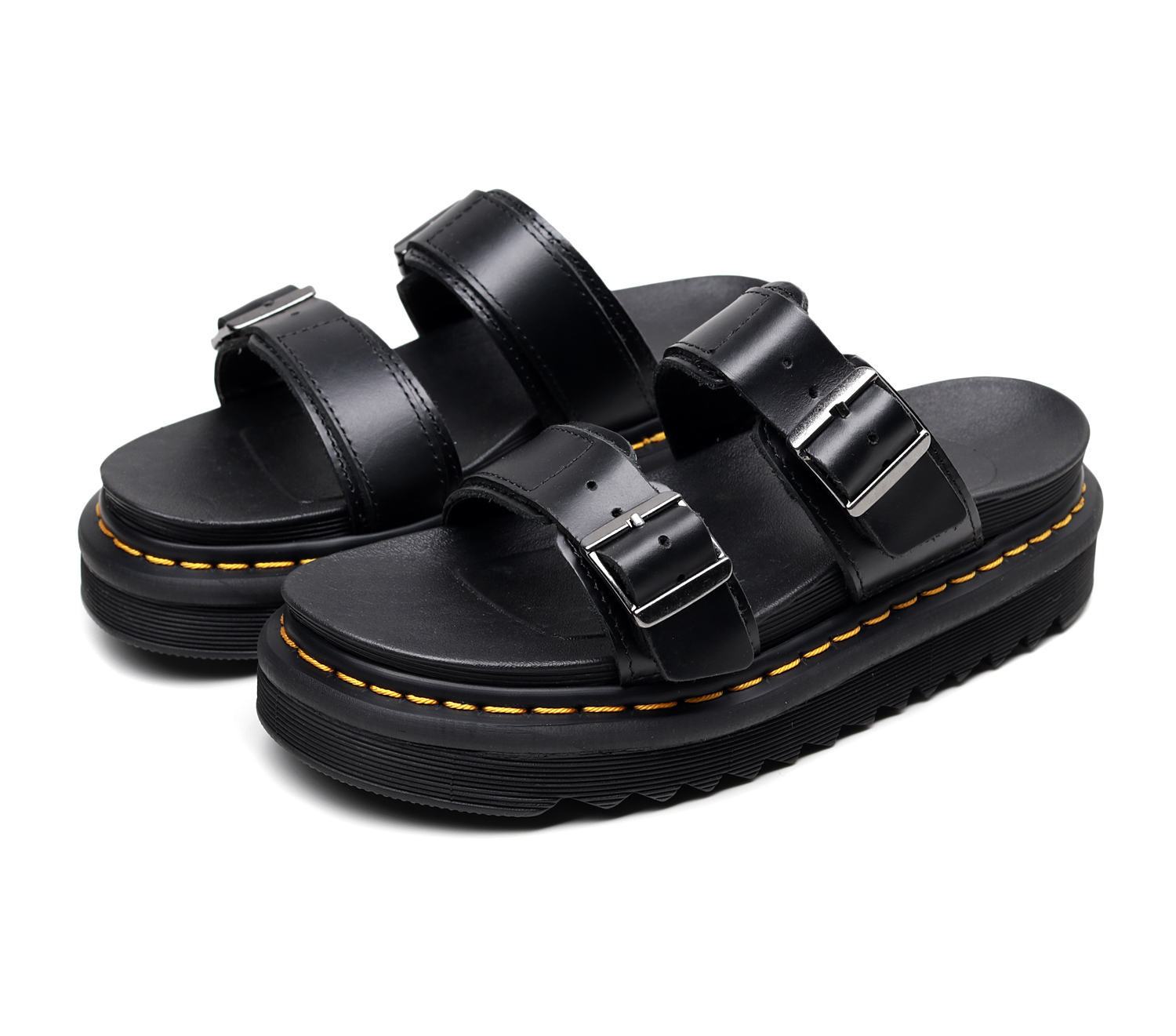 2021 г. Dr 3001; Кожаные шлепанцы для женщин; Сандалии Martens; Роскошные сандалии