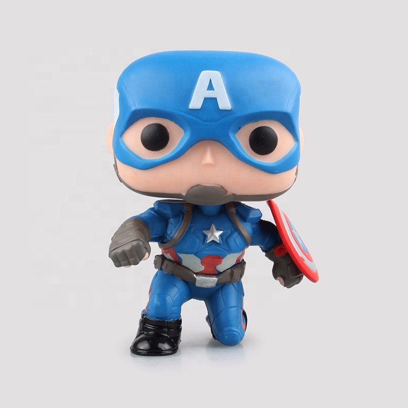FUNK поп чудеса Super Hero Фигурки игрушки Стива Роджерса 3 гражданская война Зимний Солдат Черная Вдова черной Пантеры модель подарки для детей