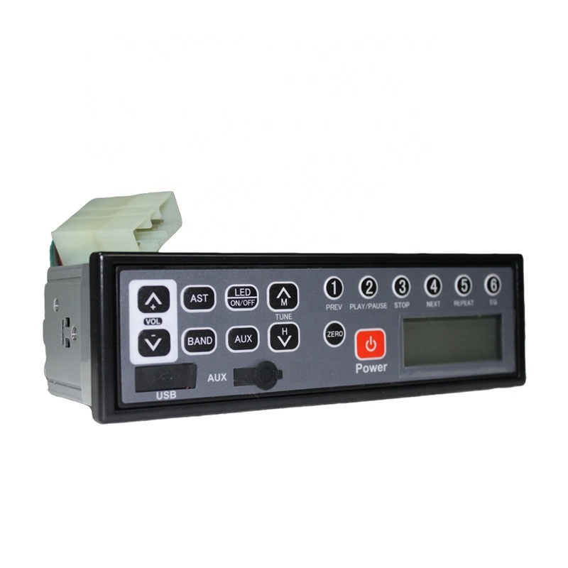 HIDAKA M101 универсальная частота с USB светодиодом подходит для Hitachi Kobelco Komatsu машина 1din экскаватор радио