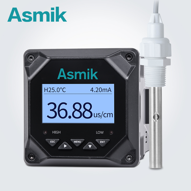 Онлайн-измеритель электропроводности Asmik TDS, промышленный электропроводник, контроллер электропроводимости