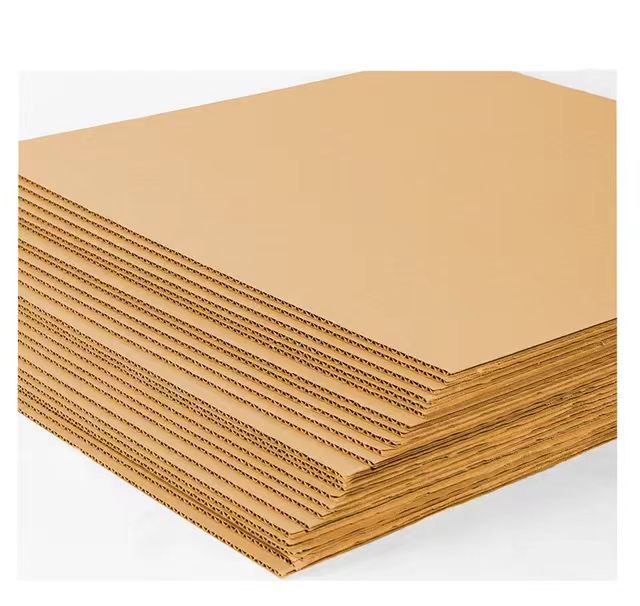 Customized High Strength Corrugated Cardboard Sheets Coated Craft Paper for Gift Print Packaging Custom Logo Industrial Use
