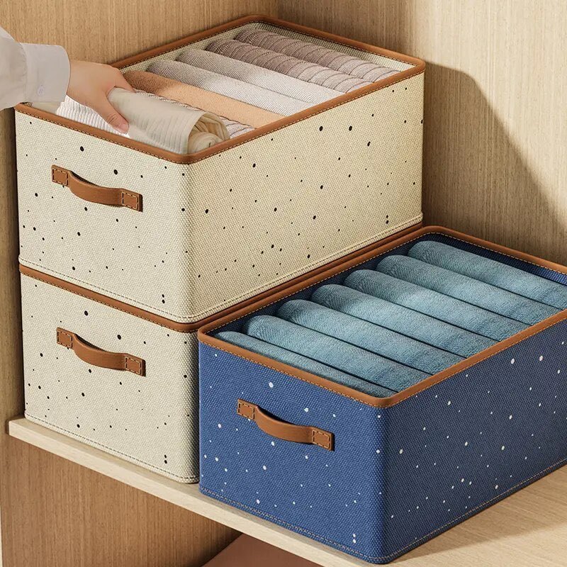 Foldable Storage Box Multifunction Underwear Bra Drawer Organizer Wardrobe Clothes Panties Sock Cabinet Drawers Separator Boxes