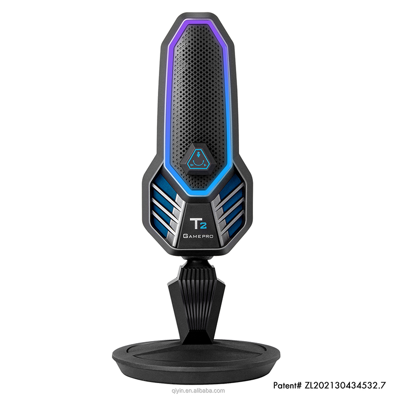 Профессиональный конденсаторный игровой микрофон Yanmai T2 RGB USB игровой микрофон