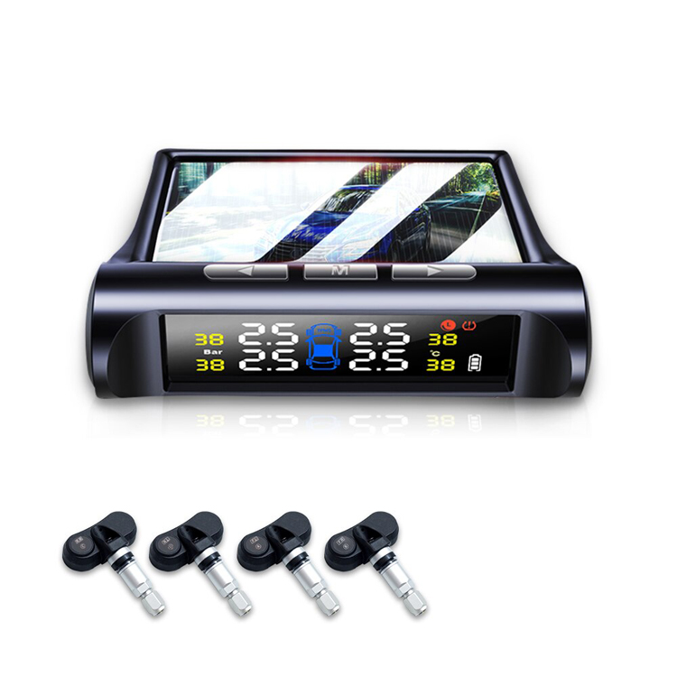 Солнечная TPMS беспроводная автомобильная система мониторинга давления в шинах