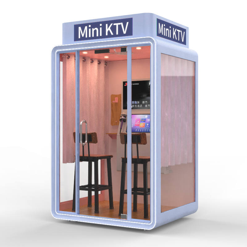 Different colors can be customized Coin-throwing diange mini KTV Home karaoke room