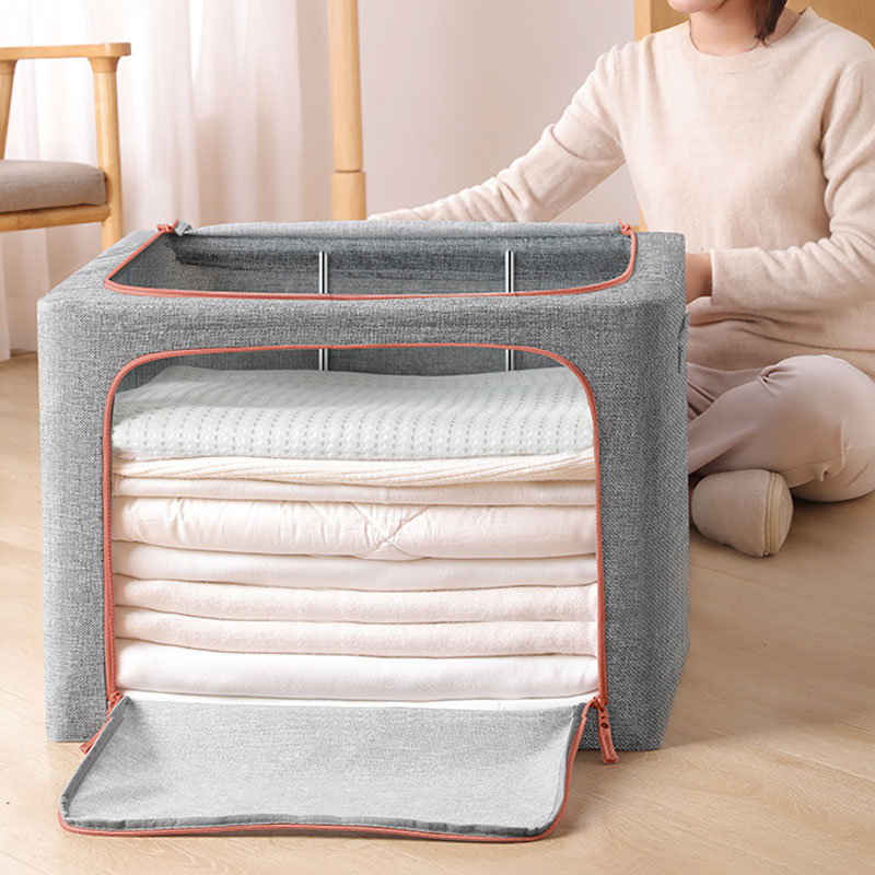 Складная коробка JOYBOS из ткани Оксфорд, корзина для хранения одежды, нижнего белья, сумка для хранения белья, мебели