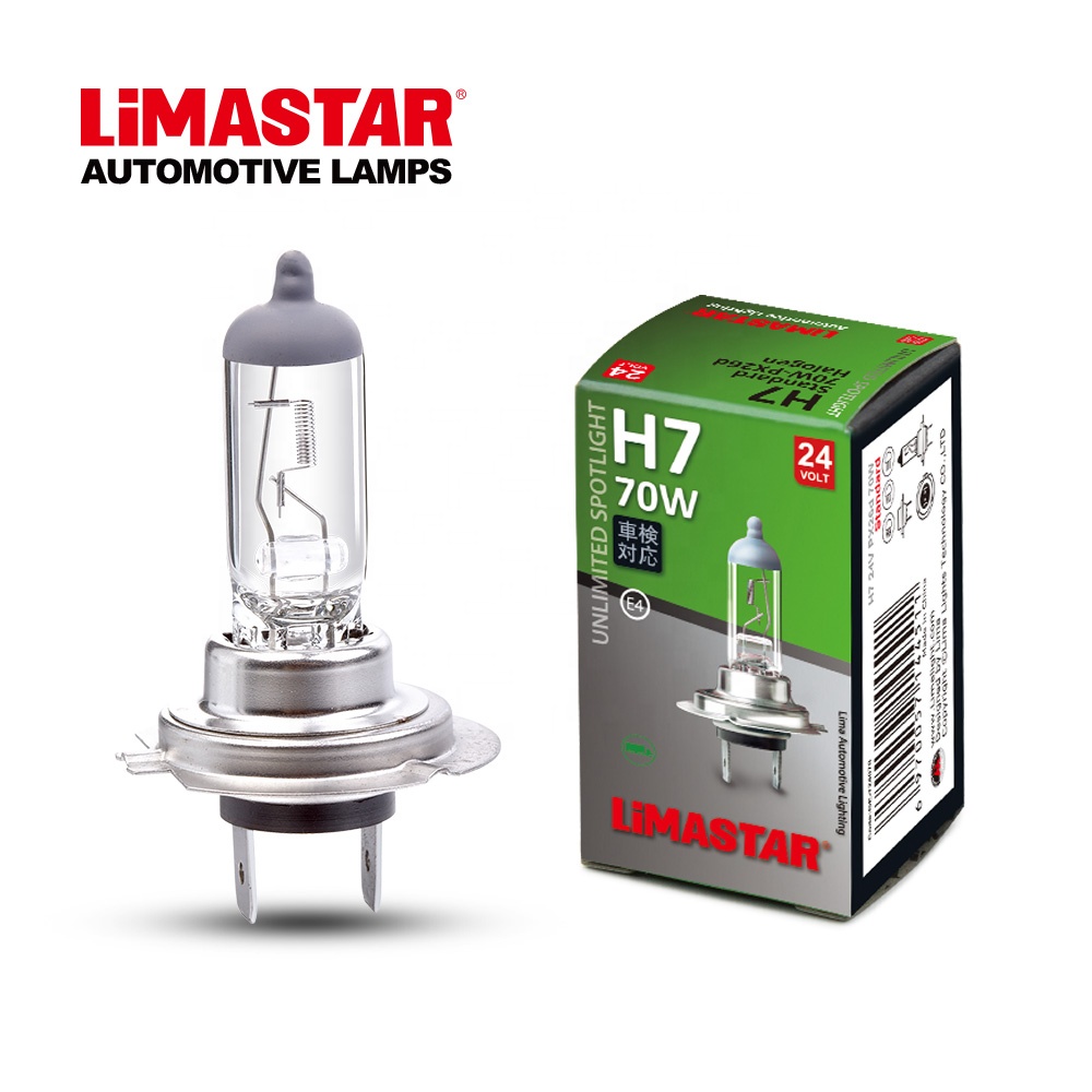 Limastar галогенная лампа H7 24 в 70 Вт PX26d Автомобильные фары автомобильные запчасти автомобильные осветительные детали аксессуары