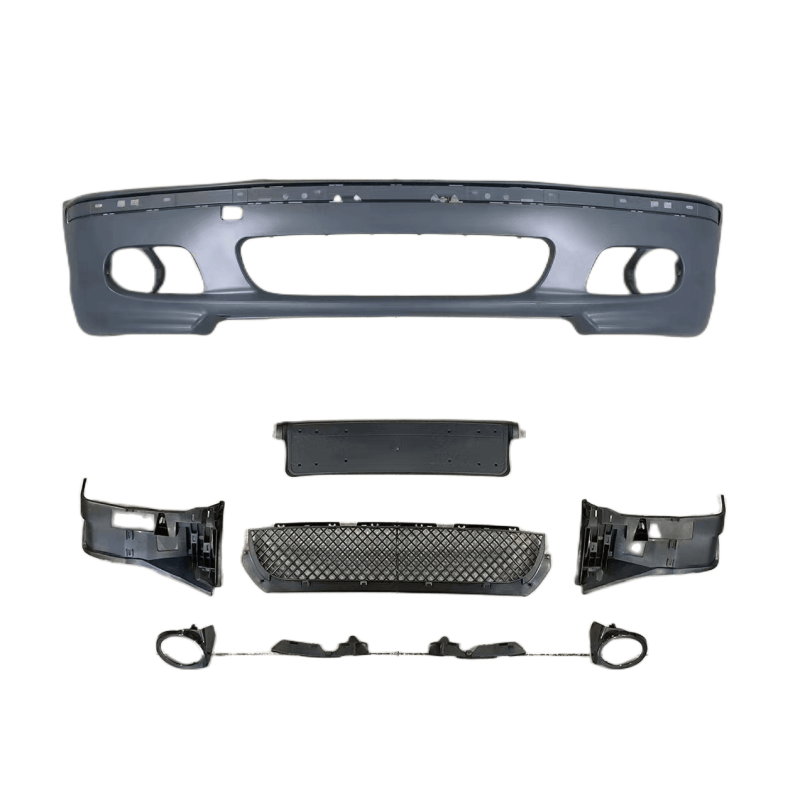 Для BMW 3 серии E46 1999-2004 E46 M3 style M-Tech, передний бампер, внешние аксессуары для автомобиля, Комплект переднего бампера