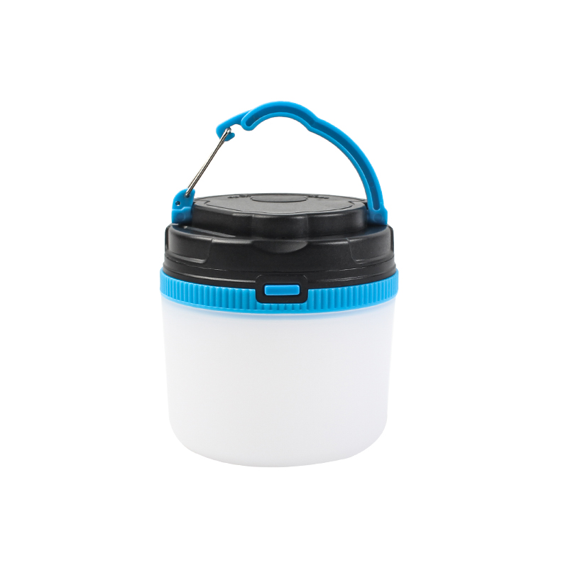 Mini camping tent lamp dry battery camping light with movable hook and magnet three gear colorful transformation Lantern