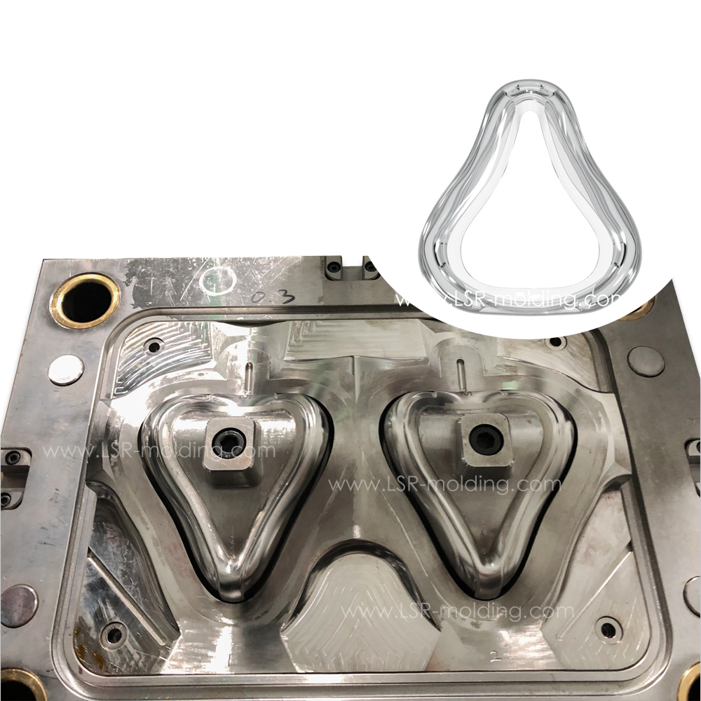 Custom LSR Molding Medical Liquid Silicone Gel CPAP Mask Cushion