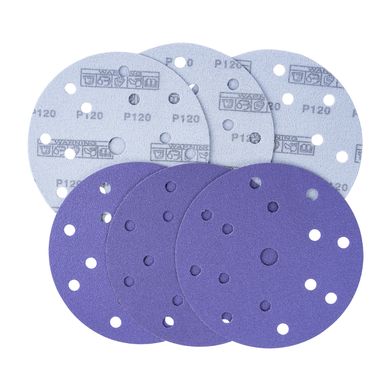German Production Line Hook And Loop Or Psa Backing P60 - P2000 6 Inch Gold Colour Abrasive Sanding Paper Discs Sandpaper Disc