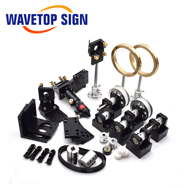 Wavetopsign CO2 лазерный металлических деталей трансмиссии Лазерная набор для всей поверхности головы механических компонентов для Co2 машина для лазерной резки и гравировки