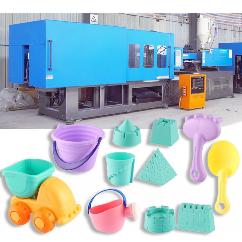 Bright Colors Playground Animal Fruit Shaped Sandcastle Mold Plastic Mould Injection Molding Machine
