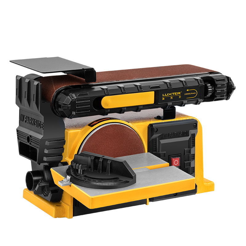 LUXTER Polishing Belt Disc Sander 4X6 Inch Disc Bench Sanding Adjustable table Belt Sander machine Combination for Word working