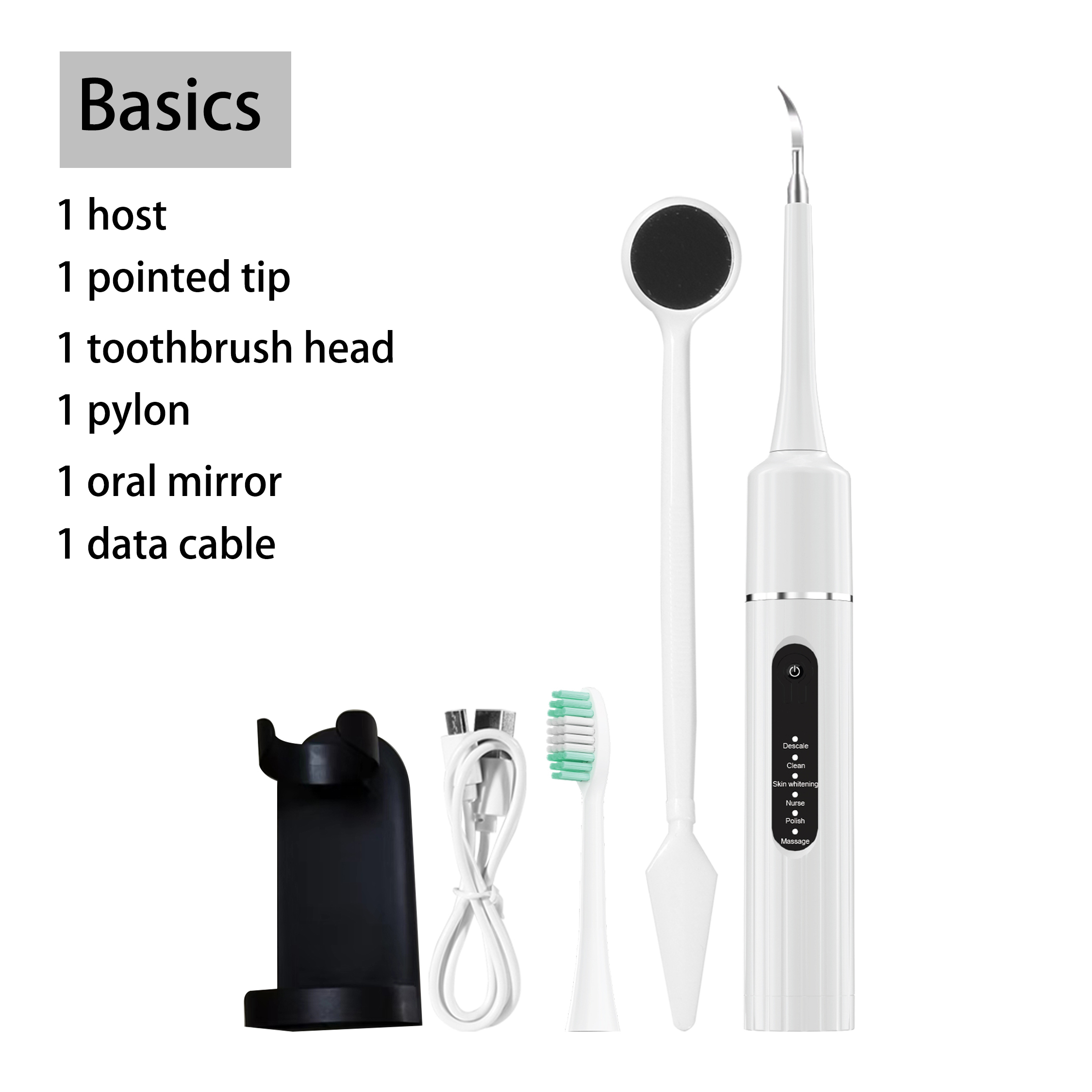 Ultrasonic Portable Visual Electric Teeth Dental Scaler Tooth Stain Calculus Remover Tool Tooth Cleaner Whitening Kit