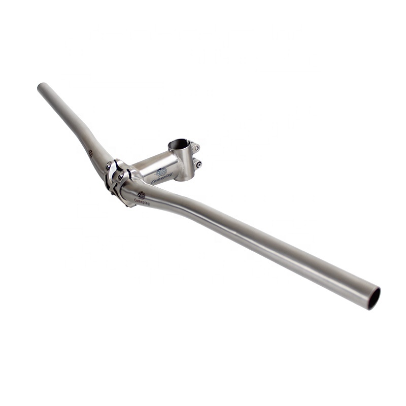 titanium bicycle swallow-shaped handlebar titanium alloy rise handlebar mountain bike handlebar