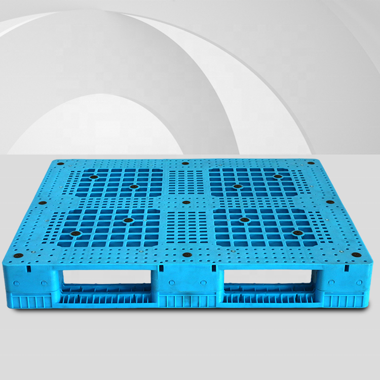 China Supplier Hdpe Pallet Warehouse Logistics Packaging Plastic Trays Hdpe Euro Heavy Duty Plastic Wrapped Pallets