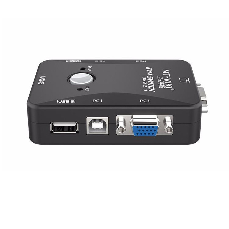 MT-201UK-CH 2 ручной порт VGA KVM мульти-компьютер коммутатор KVM переключатель