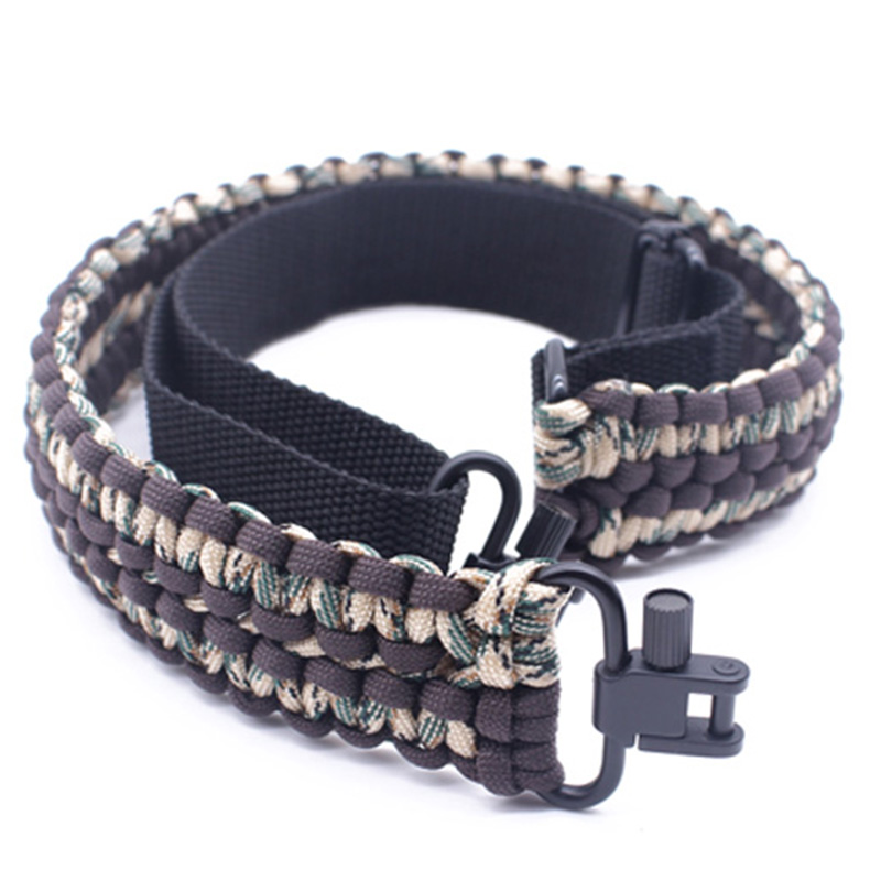 Экстра широкие регулируемые 2 охотничий 550 Paracord оружейный ремень в американском стиле специально для охотничьих винтовок и пушка