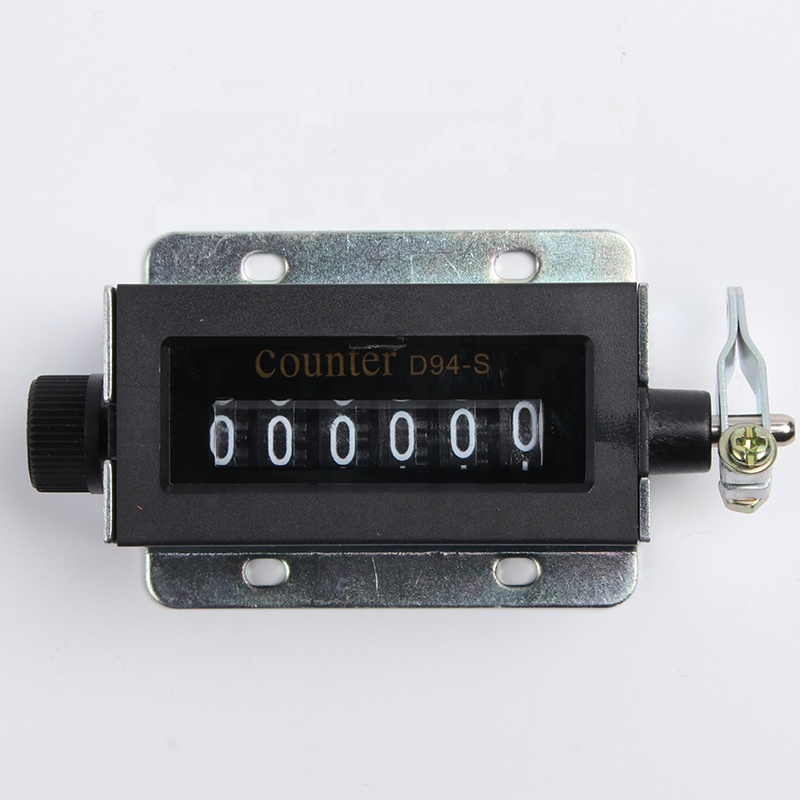 Прямые поставки с фабрики D94-S 0-999999 6 цифровой механический счетчик