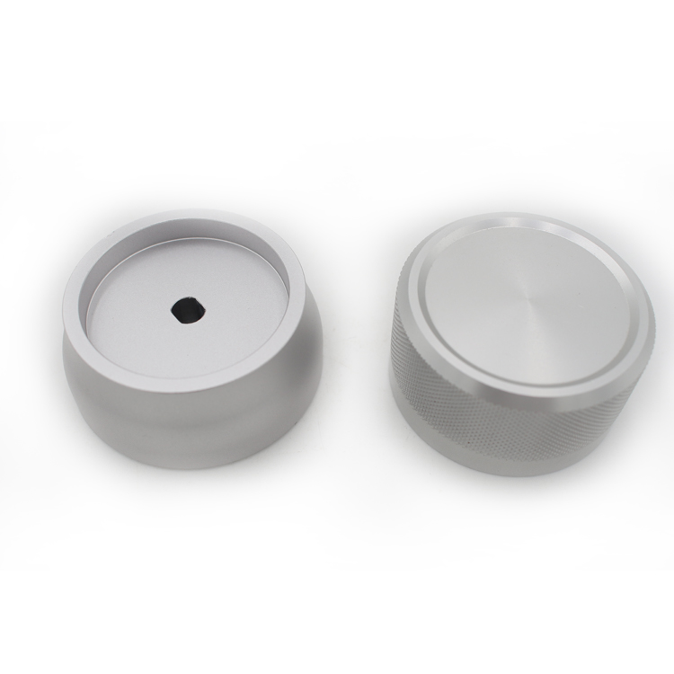 Aluminum alloy adjusting audio knob switch cnc lathes machine custom processing Gas stove knob Metal push button switch