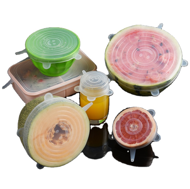 Factory wholesale multifunctional stretch food silicone cover food silicon tumbler wrap