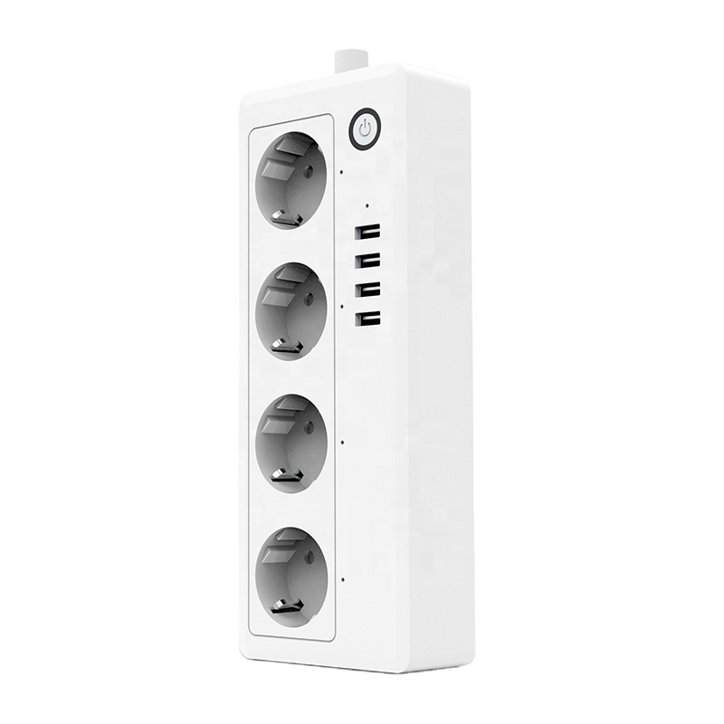 UEMON EU standard 5V 3.1A USB fast charging WiFi smart multi socket power strip