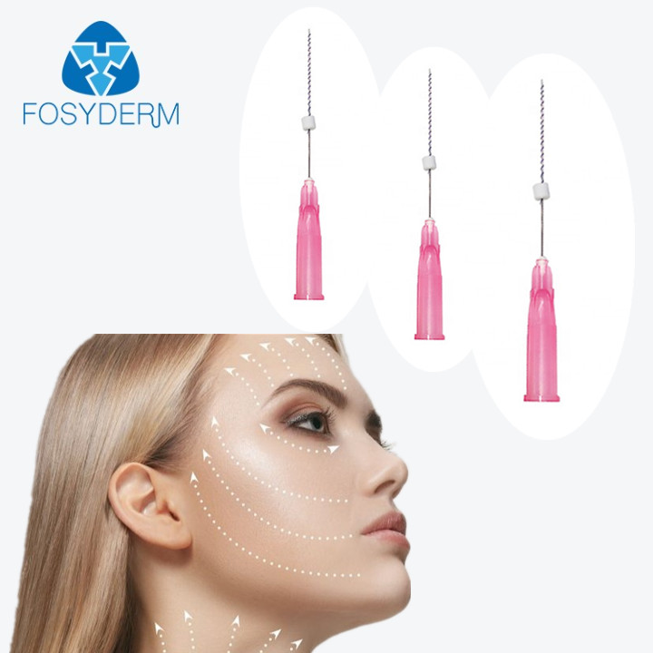 The PDO Threads Mono Screw Sharp Needle Be Used For Wrinkle Removal And Collagen Regeneration