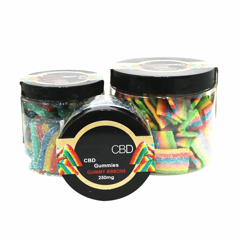 США Частная марка CBD натуральный экстракт конопли масло конопли жевательный медведь жевательный арбуз ломтики конопли конфеты для облегчения диабета