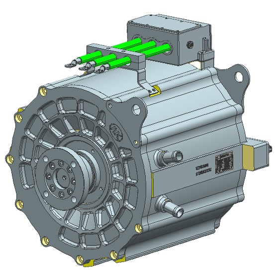 Hot-selling high-demand products Liquid-cooled motor 80kw electric bus motor Universal DC voltage motor