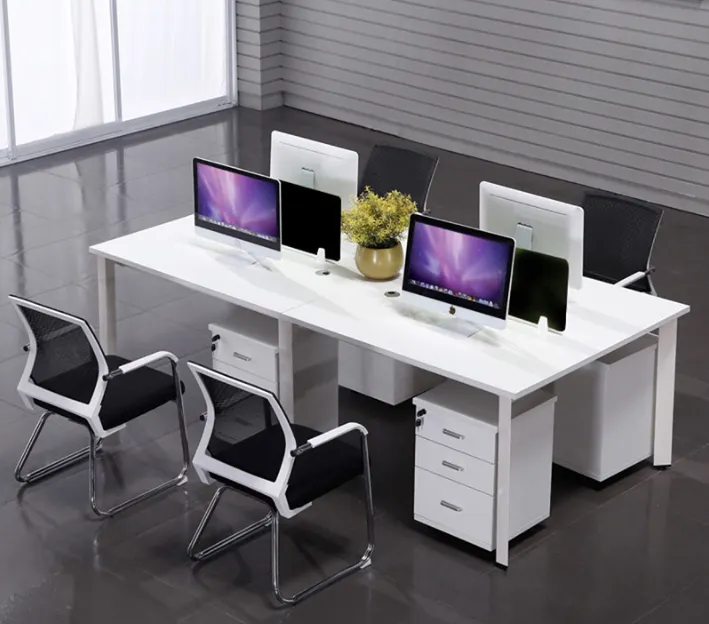 High Quality Cheap Office Table Open Office Work Station Modular 4 Seater Work Station Desk