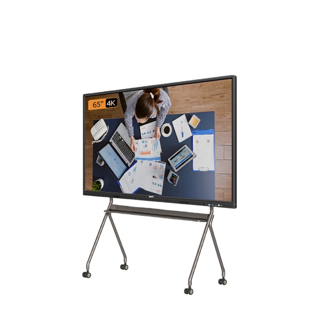 65 inch LED display touch screen monitor flat panel with anti glare glass multi touch all in one interactive whiteboards