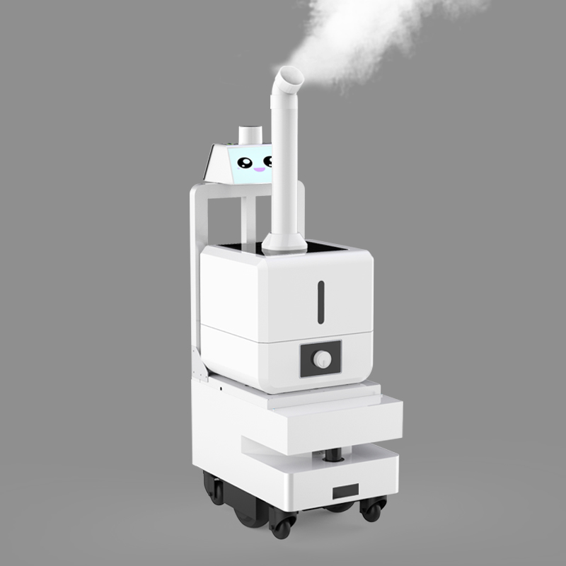 16L Large Tank Spray Disinfection Robot ROS Navigation System Automatic Intelligent Fog Robot for Hospital Office School Airport