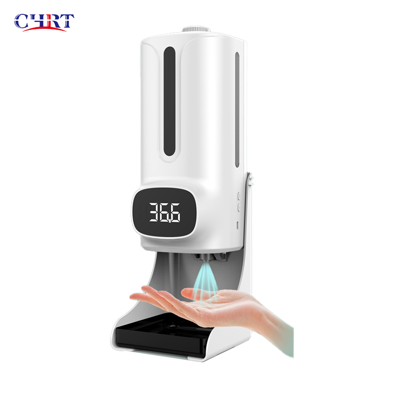 CHRT Hot Sale Oem high-end K9 Pro Plus Thermometer automatic hand soap dispenser with touchless automatic foaming