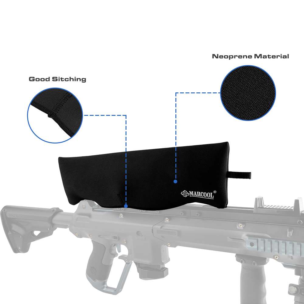 Marcool Waterproof Neoprene Optics Lens Cover for Hunting Scopes, Multi-Size Scope Protector 1-6x/1-8x/1-10x