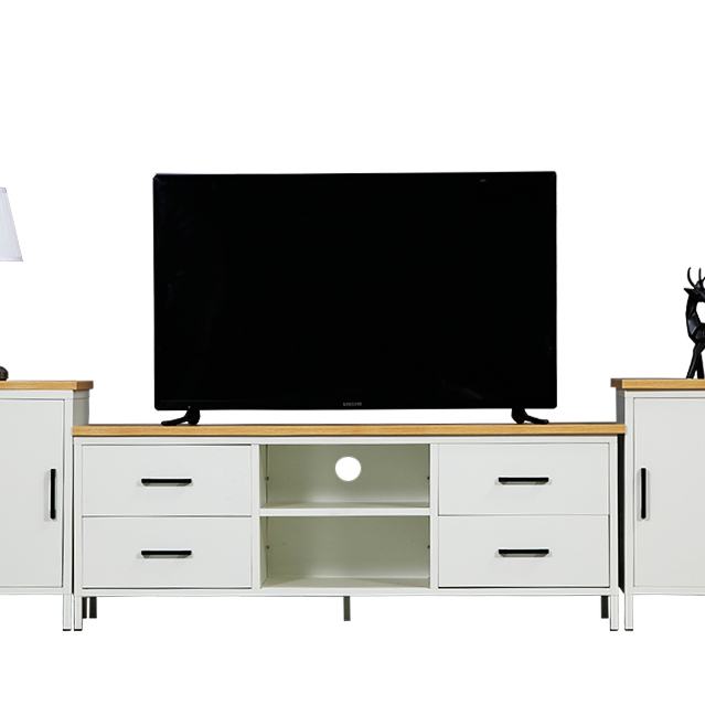 Home Furniture Sitting Room 4 Door TV Steel Stand Living room Bedroom TV Metal Storage Cabinet