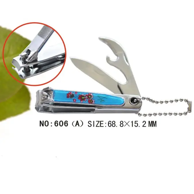 Large bell nail clipper engraved straight edge nail cutter for wholesale